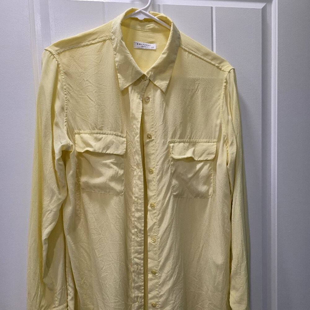 Equipment Femme Silk Dress Shirt